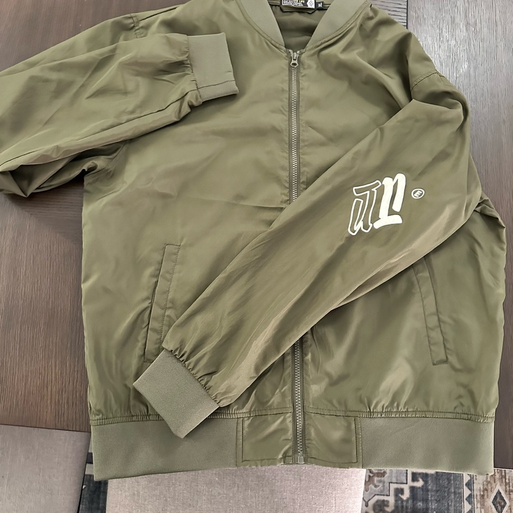 Olive Green Bomber Jacket